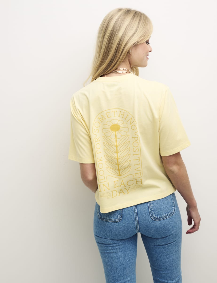 Yellow Graphic Logo T-Shirt