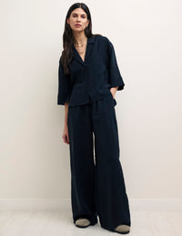 Black Oversized Boxy Shirt