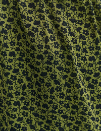 Green Floral Giovanna Blouse