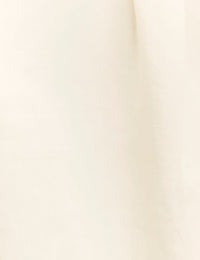 Cream Boxy Button Front Shirt