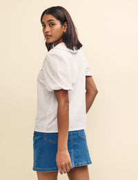 White Cotton Emmie Blouse