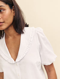 White Cotton Emmie Blouse